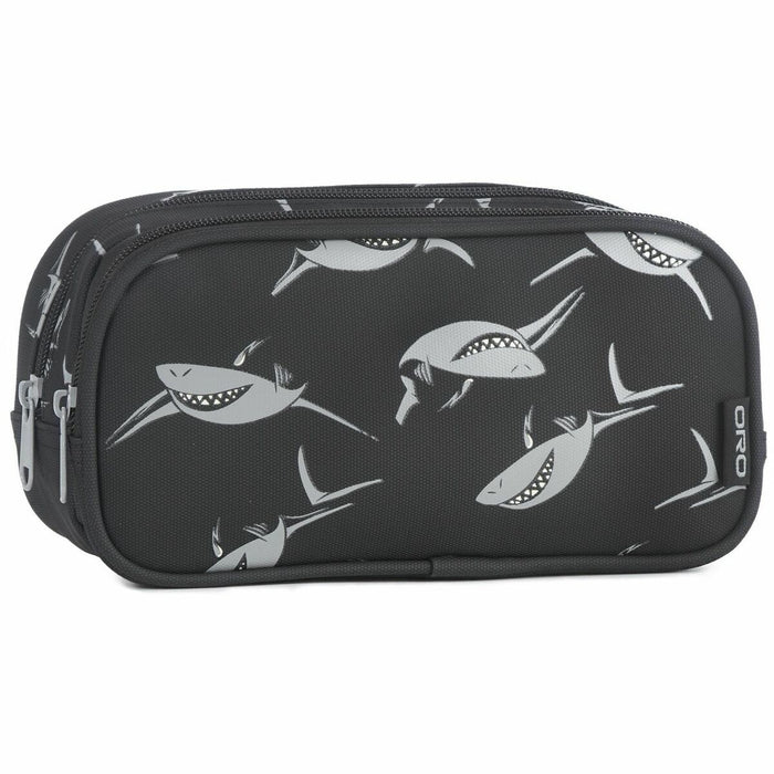 Oro Carrying Case Pencil - Half-moon ,Sharks - 4.72" (120 mm) Height x 9.06" (230 mm) Width x 3.74" (95 mm) Depth - 2.60 L Volume Capacity - 1 Each
