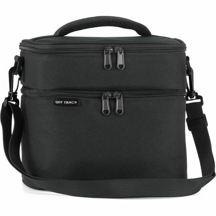 Off Track Lunch Box - 2 Compartment(s) - Large - Dark Gray