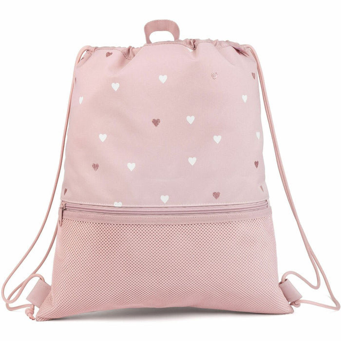 Oro Carrying Case (Tote) School Supplies - Hearts - Carrying Strap - 16.54" (420 mm) Height x 14.96" (380 mm) Width x 0.39" (10 mm) Depth - 16 L Volume Capacity - 1 Each