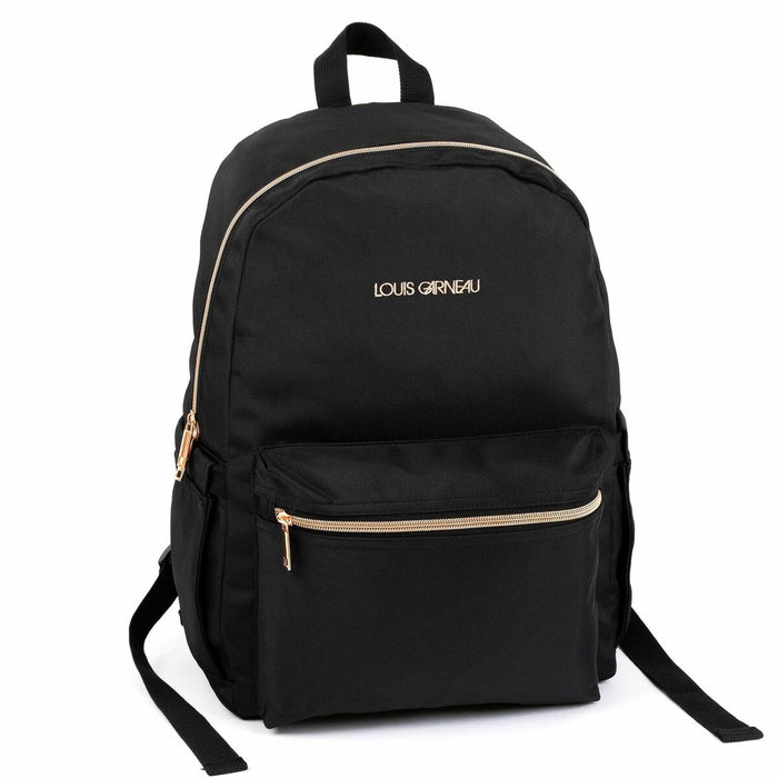 Louis Garneau Carrying Case (Backpack) Notebook - Black, Rose Gold - Polyester Body - Chest Strap, Waist Strap, Shoulder Strap - 16.54" (420 mm) Height x 11.81" (300 mm) Width x 5.91" (150 mm) Depth - 19 L Volume Capacity - 1 Each