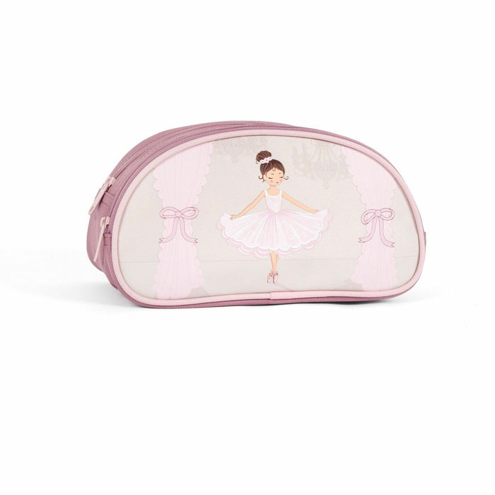 Louis Garneau Carrying Case Pencil - Pink - Polyester Body - Half-moon - 5.12" (130 mm) Height x 9.45" (240 mm) Width x 2.76" (70 mm) Depth - 2.20 L Volume Capacity - 1 Each