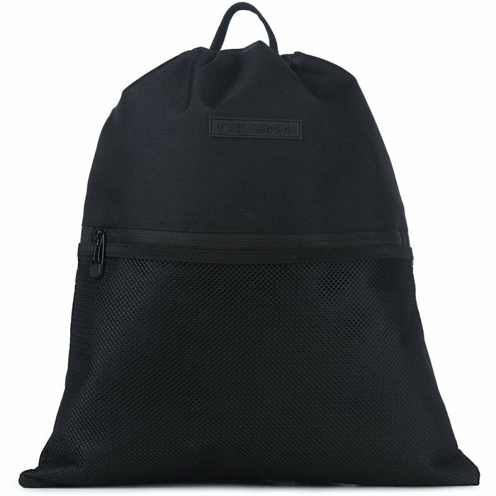 Louis Garneau Carrying Case (Tote) School - Black - Polyester Body - Carrying Strap - 16.54" (420 mm) Height x 14.96" (380 mm) Width x 0.39" (10 mm) Depth - 16 L Volume Capacity - 1 Each