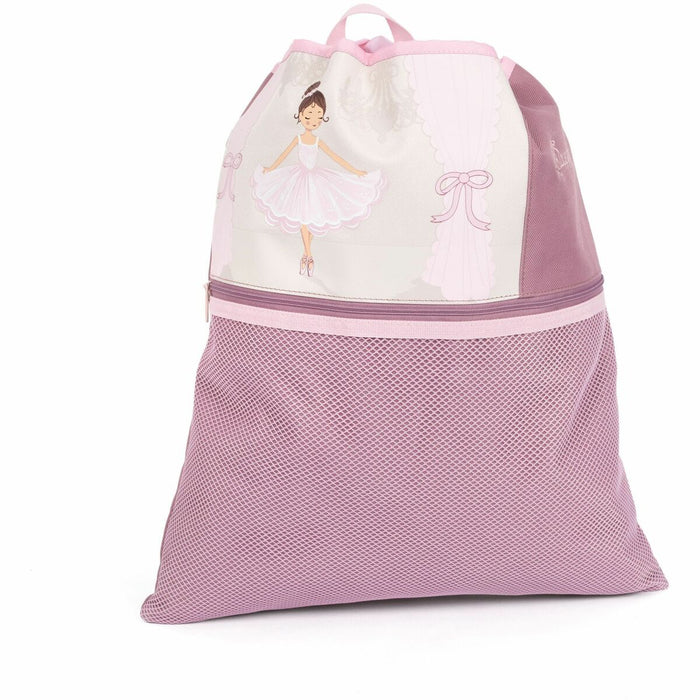 Louis Garneau Carrying Case (Tote) Gym - Pink - Polyester Body - 16.54" (420 mm) Height x 14.96" (380 mm) Width x 0.39" (10 mm) Depth - 16 L Volume Capacity - 1 Each