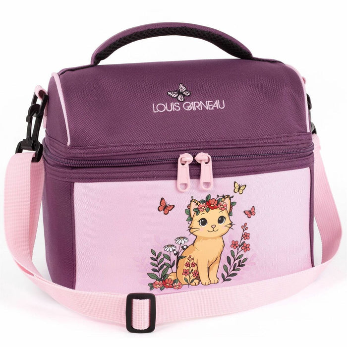 Louis Garneau Lunch Box - Cat Collection - 9 L Capacity - Pink - Polyester