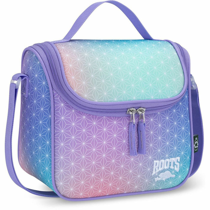 Roots Lunch Bag - 5 L Capacity - Multicolored Gradient Pattern - 600D Polyester