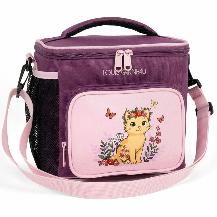 Louis Garneau Lunch Box - Cat Collection - 8 L Capacity - Pink - Polyester