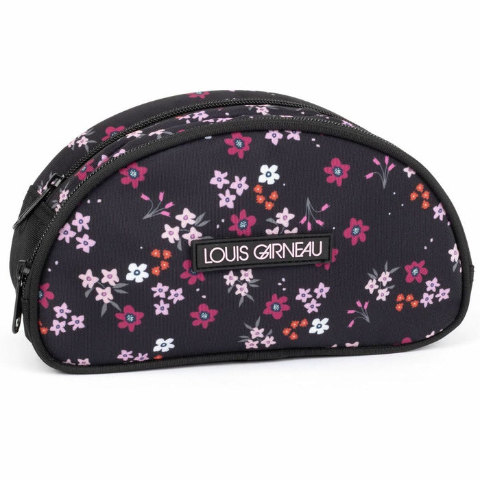 Louis Garneau Carrying Case Pencil - Black - Polyester Body - Floral Pattern - 5.12" (130 mm) Height x 9.45" (240 mm) Width x 2.76" (70 mm) Depth - 2.20 L Volume Capacity - 1 Each