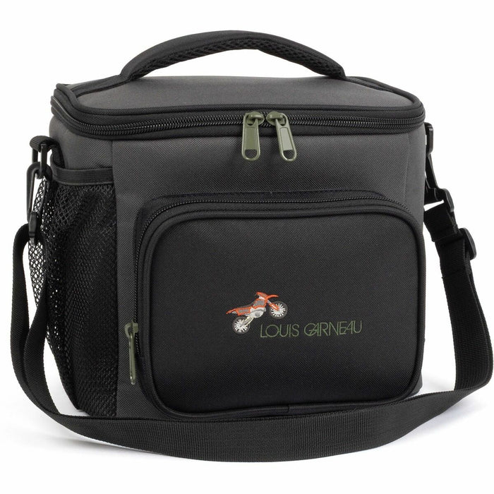 Louis Garneau Lunch Box - Motocross Collection - 8 L Capacity - Motocross Rider pattern - Dark Gray