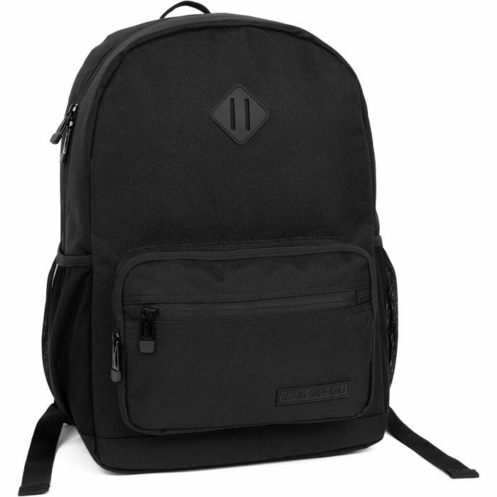 Louis Garneau Carrying Case (Backpack) School - Black - Polyester Body - Chest Strap, Shoulder Strap - 16.54" (420 mm) Height x 11.81" (300 mm) Width x 5.91" (150 mm) Depth - 19 L Volume Capacity - 1 Each