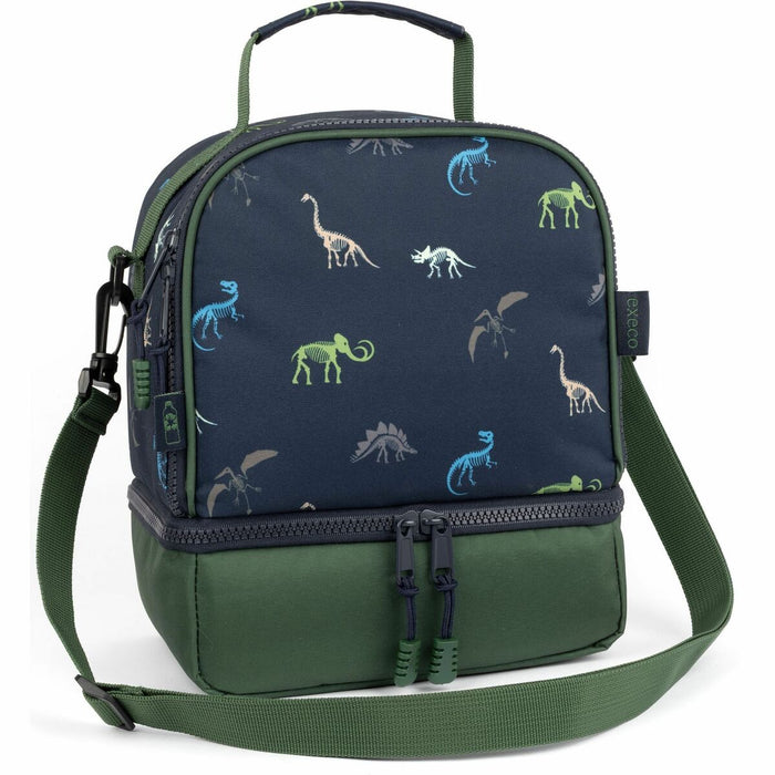 EXECO Lunch Box - 2 Compartment(s) - 7 L Capacity - Dinosaur pattern