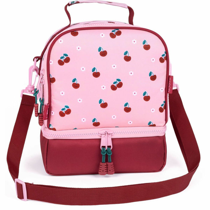 EXECO Lunch Box - 2 Compartment(s) - 7 L Capacity - Cherry pattern