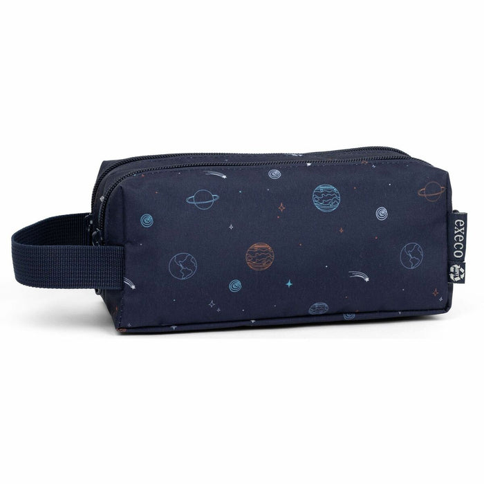 EXECO Carrying Case Pencil - Polyethylene Terephthalate (PET) Body - Space Pattern - Handle - 3.94" (100 mm) Height x 7.87" (200 mm) Width x 3.94" (100 mm) Depth - 2 L Volume Capacity - 1 Each