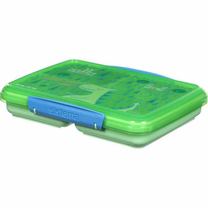 Sistema Lunch Box - 3 Compartment(s) - 820 mL Capacity - Assorted
