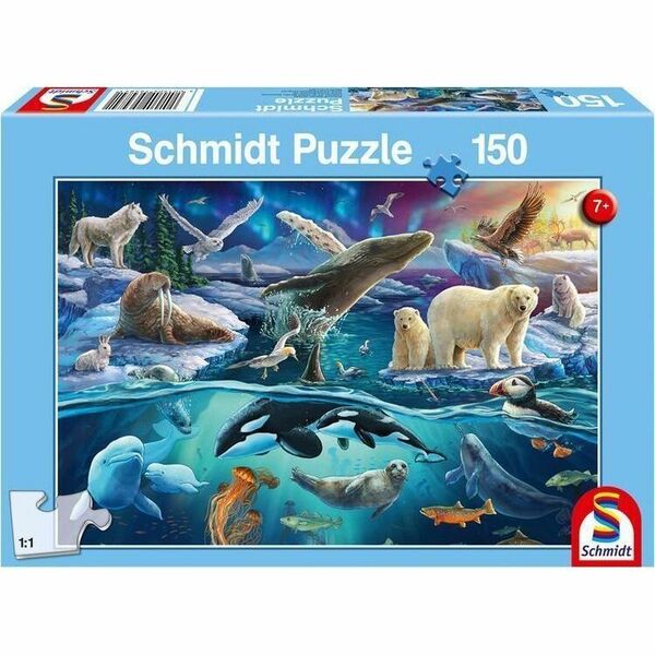 Schmidt Arctic Animals, 150 Pcs - 150 Piece - Theme/Subject: Animal - 7+