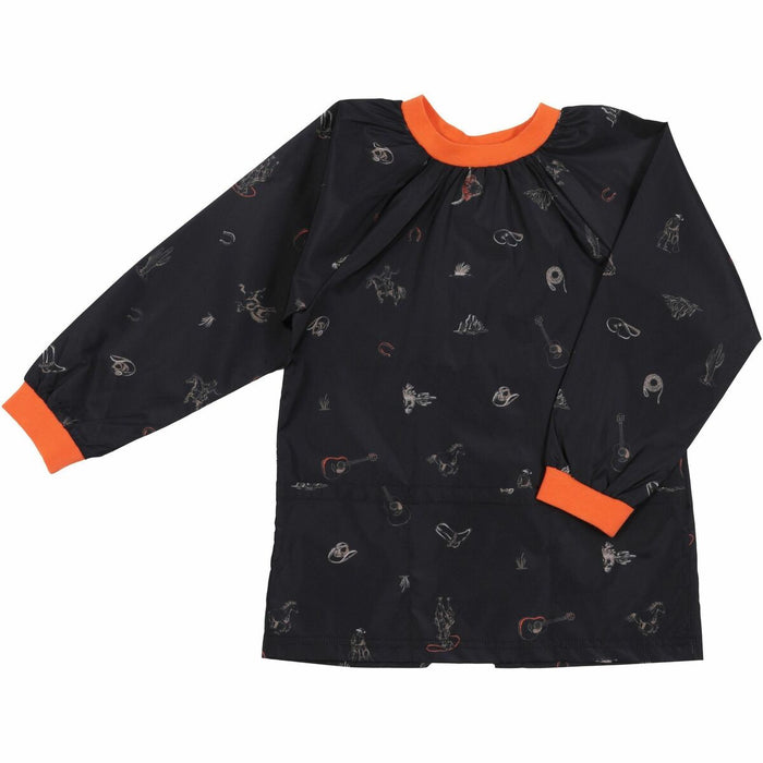 NANO Craft Smock - 6/8 Size - Polyester - Black, Orange