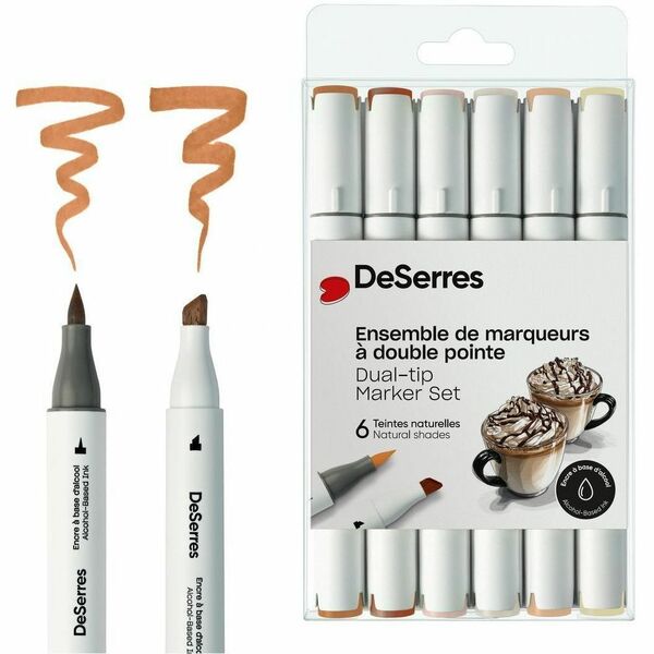 DeSerres Marker - Alcohol Based - 6 / Pack