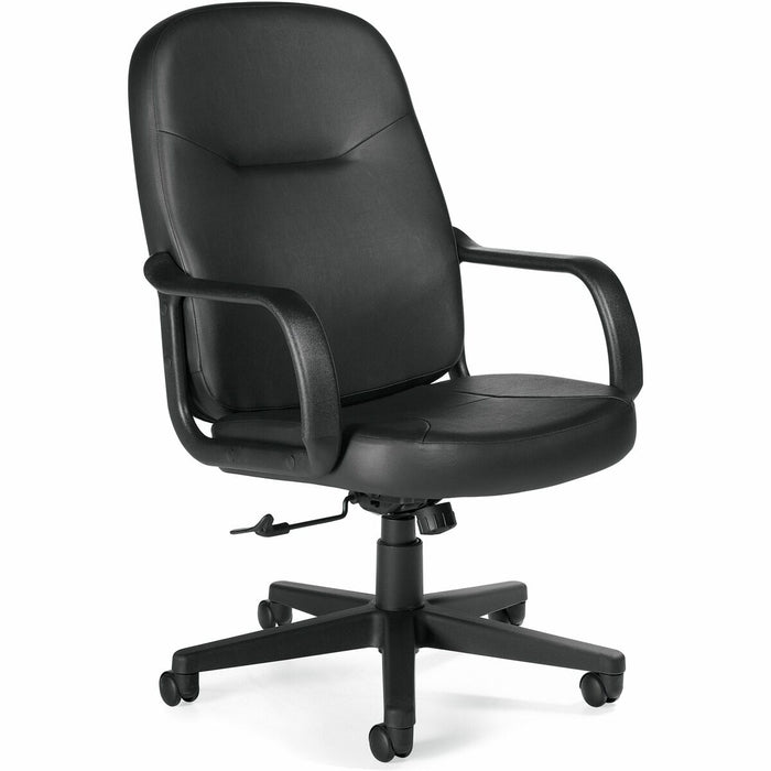 Annapolis High Back Tilter, LuxPlus Black - Offices to Go Annapolis High Back Tilter Office Chair - Black LuxPlus Faux Leather