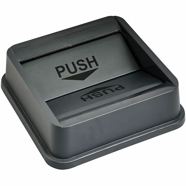 M2 Professional 23 Gal Square Swing Lid Only - Square - Plastic - Gray - 1 Each