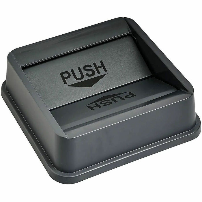 M2 Professional 23 Gal Square Swing Lid Only - Square - Plastic - Gray - 1 Each