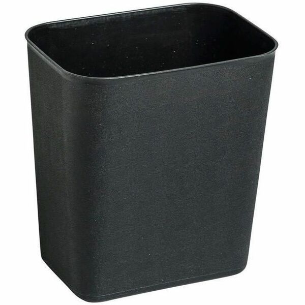 M2 Professional 14 Qt. Waste Basket - Black - 13.25 L Capacity - Rectangular - For Workplace - Durable, Lightweight - 12.4" (314.96 mm) Height x 10.8" (275.08 mm) Width x 8.3" (210.06 mm) Depth - Plastic - Black - 1 Each