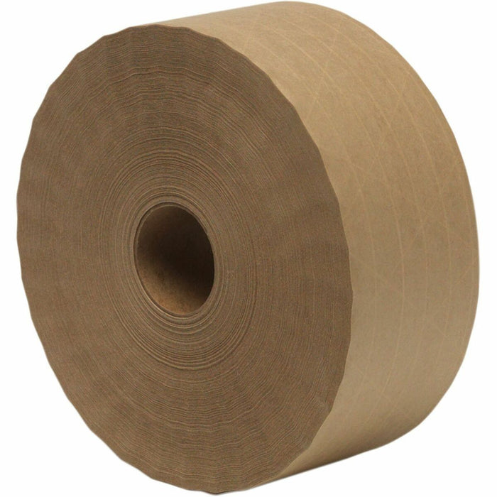 Spicers Paper Tape - 150 yd (137.2 m) Length x 3" (76.2 mm) Width - Natural Kraft - Paper - Water Resistant - For Carton, Sealing - 10 / Box
