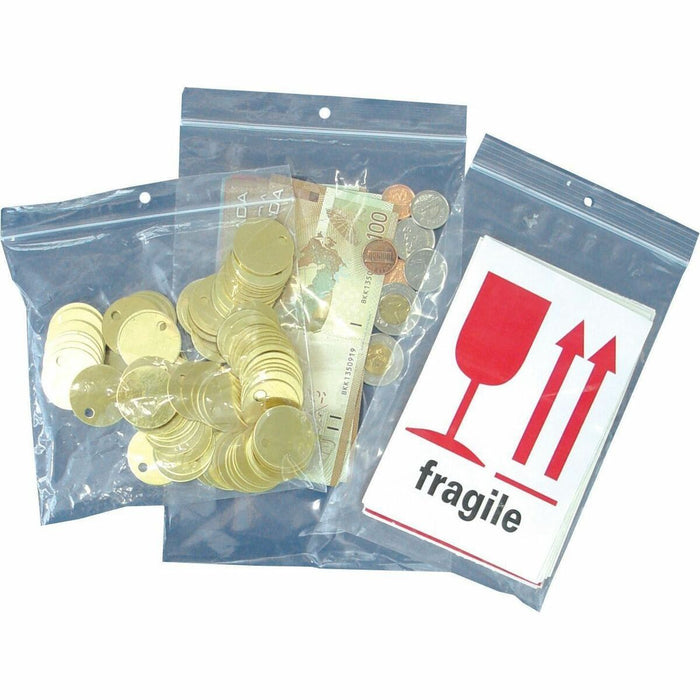 Spicers Food Bag - 6" (152.40 mm) Length x 4" (101.60 mm) Width x 2 mil (51 Micron) Thickness - Low Density - Clear - Poly, Low Density Polyethylene (LDPE) - Food - 1000 / Box