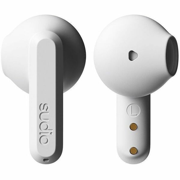 Sudio A3 Audio Earphones - Stereo - True Wireless - Bluetooth - 32.8 ft (10 m) - 32 Ohm - Earbud - Binaural - In-ear - White