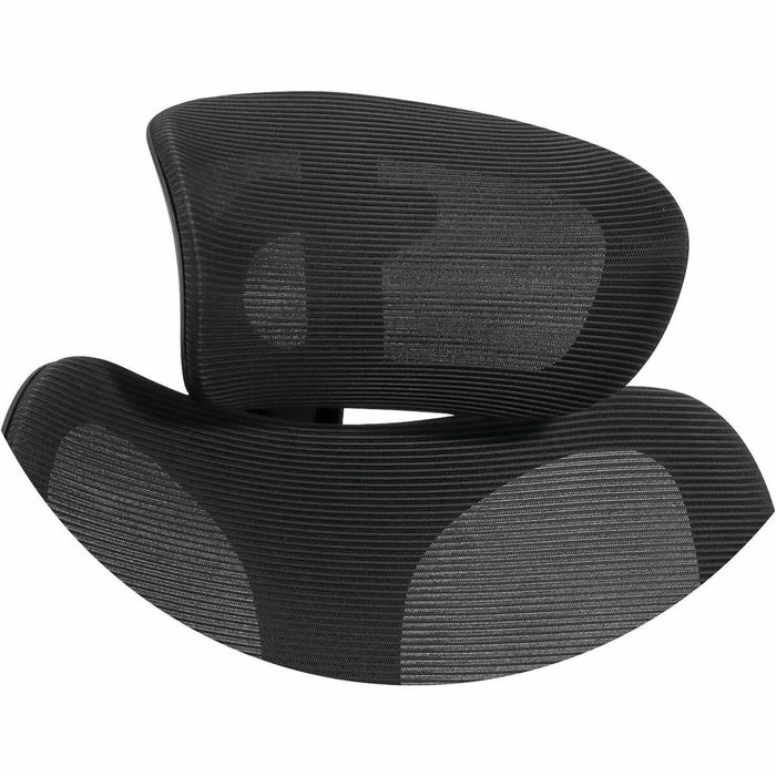 Wave Mesh Adjustable Headrest, Black - Offices to Go Wave Adjustable Mesh Headrest - Black