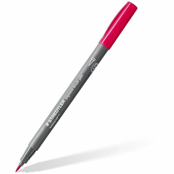 Staedtler pigment brush pen 371 - Brush, Thick, Thin Pen Point - Pale Blue, Teal, Petrol Blue, Navy Blue, Green, Pastel Green, Willow Green, Hazy Blue, May Green, Fir Green, Delft Blue, ... Ink - Pigment-based, Water Based - Plastic, Polypropylene Barrel