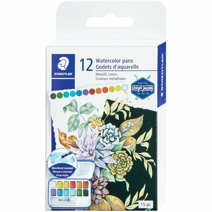 Staedtler Metallic Watercolour Set - Metallic - 6 / Pack