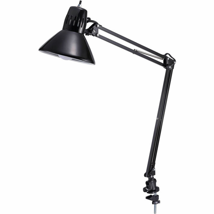 Bostitch Swing Arm Clamp Lamp - 3" (76.20 mm) Height x 15.50" (393.70 mm) Width - 9 W Bulb - Black - 700 lm Lumens