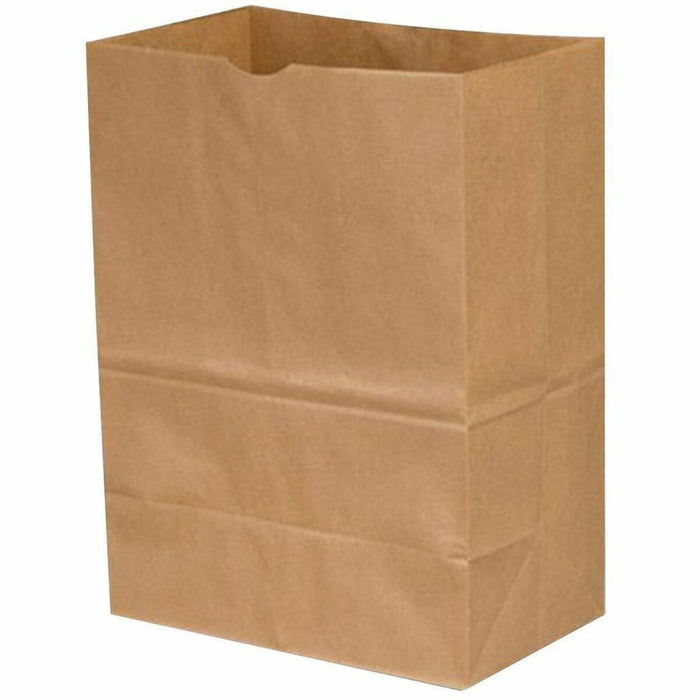 Rosenbloom Shopping Bag - 12" (304.80 mm) Width x 7" (177.80 mm) Depth - Brown - Paper - Shopping - 500 / Box