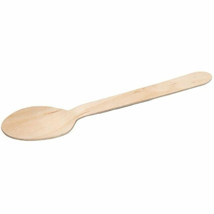 Earthpak Compostable Spoon - Spoon - Spoon - Wood - 100 / Pack