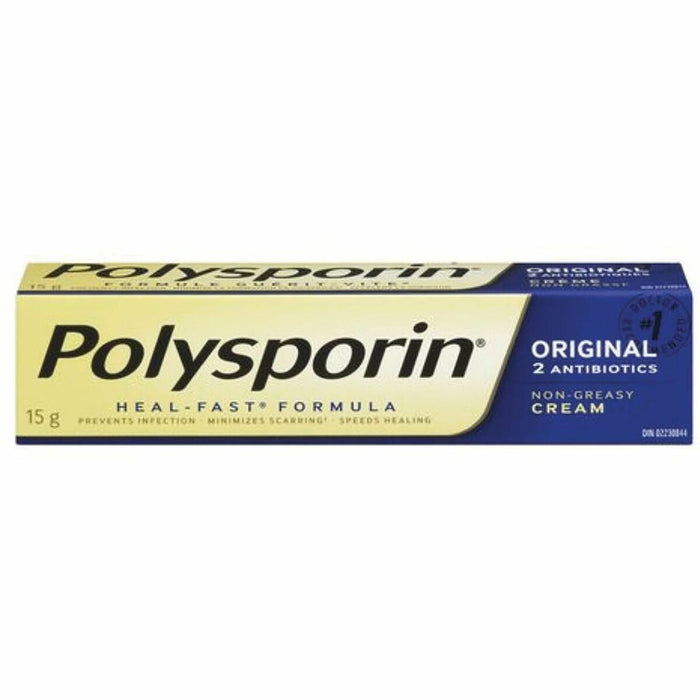 Polysporin Topical Treatment Antibiotic Cream - For Infection, Minor Cut, Scratch, Scrape, Abrasion, Burn, Wound - 1 Each