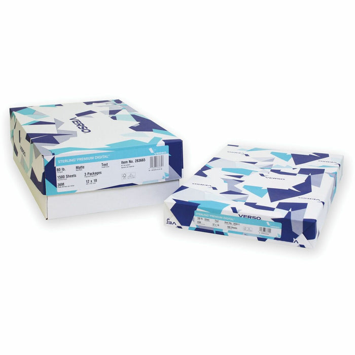 Spicers Premium Digital Printable Paper - 95 Brightness - 94.5% Opacity - Arch B - 12" (304.80 mm) x 18" (457.20 mm) - 80 lb (36287.39 g) Basis Weight - Glossy - Dust Resisitant - 500 Sheets - 500 / Pack