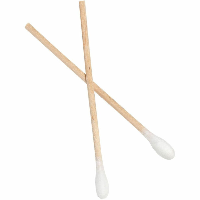Dynamic Labs Cotton-Tipped Applicators - Cotton, Hardwood - 100 / Pack