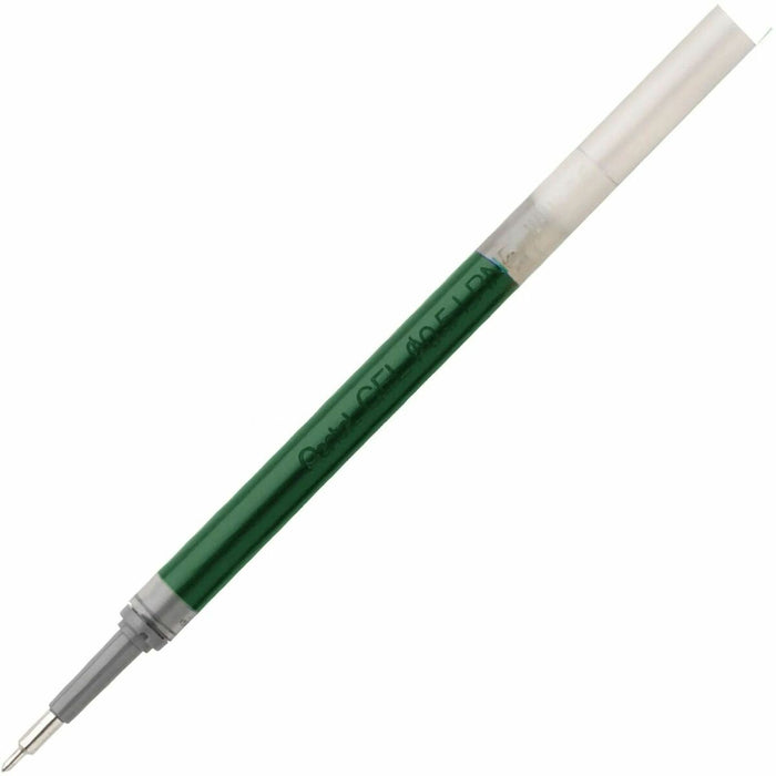 Pentel EnerGel Retractable 0.5mm Green Pen Refill - 0.5 mm (0.02") , Fine Point - Green Ink - Retractable, Quick-drying Ink, Smear Resistant, Smooth Gliding Ink, Acid-free Ink, Smooth Writing, Glob-free, Smudge Proof - 1 Each