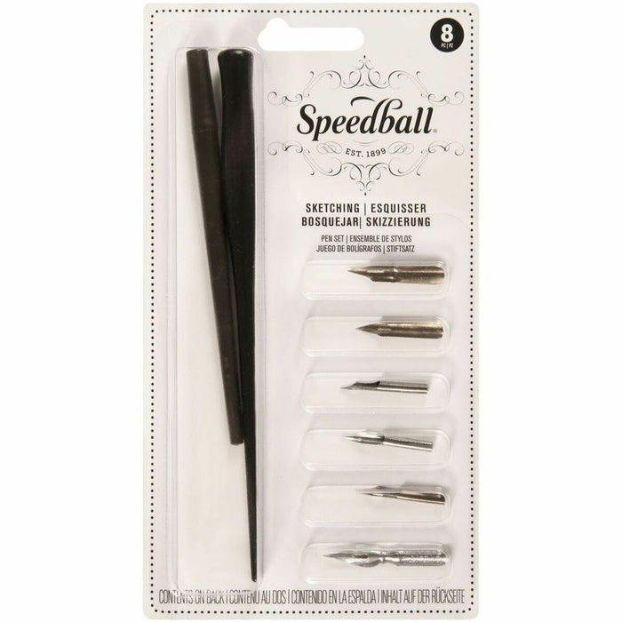 Speedball Sketching Pen Set - Sketching, Drawing, Art - 1 Each