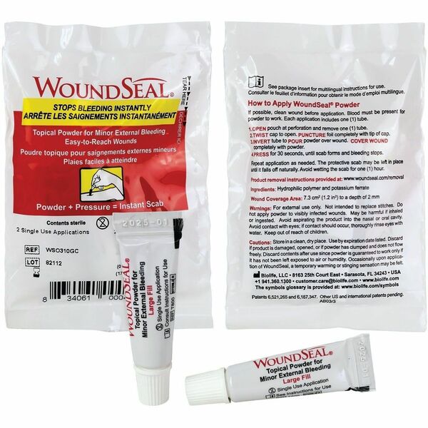Canadian Red Cross WoundSeal Topical Powder, 2/Pack - For Wound, Cut - 2 / Pack