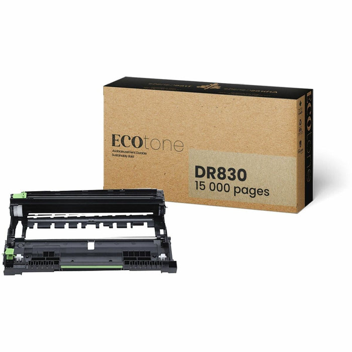 Ecotone Remanufactured Imaging Drum (Alternative to Brother DR830) - Laser Print Technology - 15000 Pages - Black - OEM - 1 Each