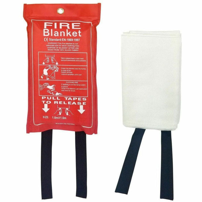 First Aid Central Fire Blanket - 1.0m x 1.0m (40 po x 40 po) - Fiberglass, Fabric, Nylon - 1 Each