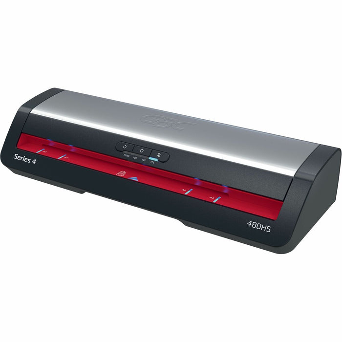 GBC 480HS 13" Laminating Machine - Pouch - 13" (330.20 mm) Lamination Width - 7 mil (0.18 mm) Lamination Thickness - Auto & Manual Reverse - 6.65" (168.91 mm) Height x 9.80" (248.92 mm) Width