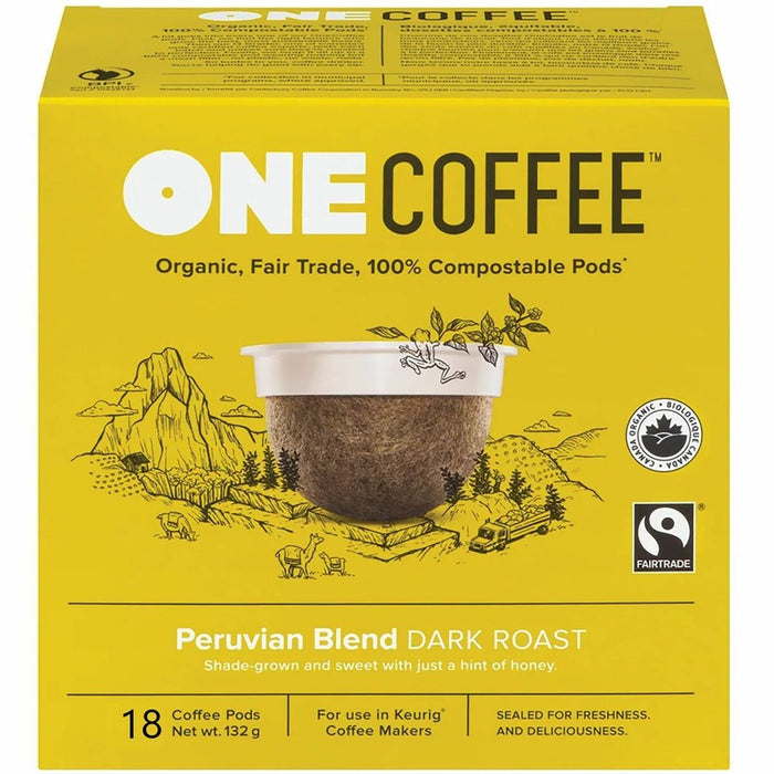 Canterbury Coffee K-Cup Peruvian Blend - K-Cup - Peruvian Blend - 18 / Box