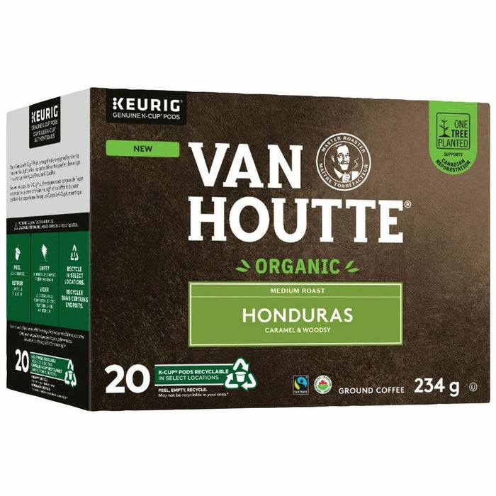 VAN HOUTTE K-Cup, Pod Honduras Organic K-Cup Pods - K-Cup, Pod - Honduras - Organic - 20 / Box