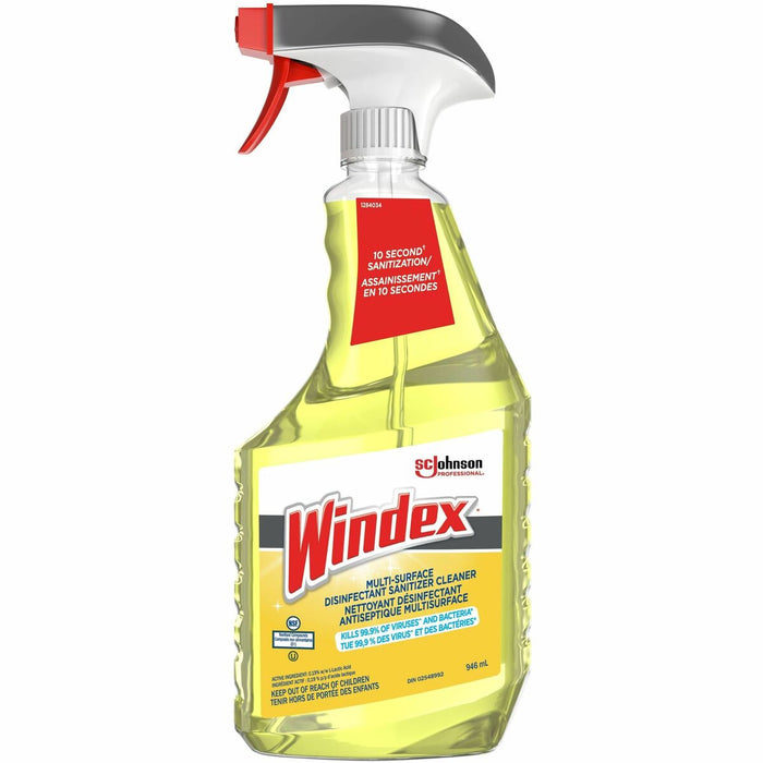 Windex&reg; Glass Cleaner - For Multi Surface - Disinfectant - 1 Each