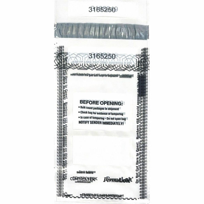 Northern Specialty Supplies 100 Note ConSealPak Currency-Deposit Bag - 7.50" (190.50 mm) Length x 5" (127 mm) Width - Clear - Poly - Currency, Deposit, Bank, Commercial, Transporting - 1000 / Pack