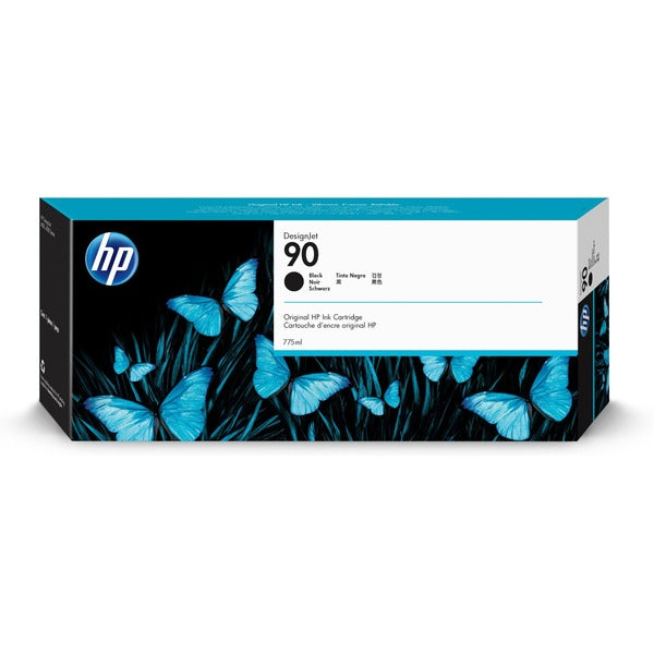 HP 90 (C5059A) Original Inkjet Ink Cartridge - Single Pack - Black - 1 Each - Inkjet - 1 Each