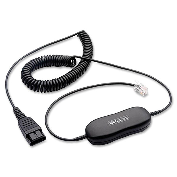 Jabra Smart Cord Headset Cable - 6.6 ft (2.01 m) Data Transfer Cable - First End: 1 x Quick Disconnect - Second End: 1 x RJ-10