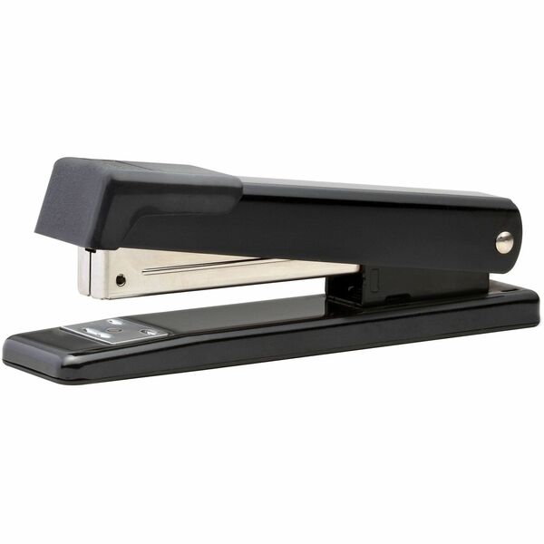 Bostitch Stapler - Full Strip Black - Staples Upto 20 Sheet of 20lb Paper - Holds Upto 210 Staple - Full Strip - Staple Size: 1/4" (6.35 mm) - 3.25" (82.55 mm) Throat Depth - Black - Rubber, Metal - 1 Each