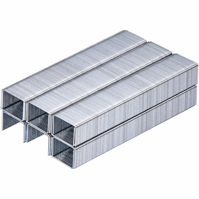 Bostitch 3/8" Heavy Duty Premium Staples - Heavy Duty - 3/8" (9.65 mm) Leg - 1/2" (12.70 mm) Crown - Holds 55 Sheet(s) - Chisel Point - Silver - High Carbon Steel - 3" (76.20 mm) Height x 0.50" (12.70 mm) Width x 0.37" (9.52 mm) Length - 1000 / Box